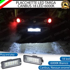 PLACCHETTE LED LUCI TARGA 18 LED VW PASSAT B6 BERLINA (NO VARIANT) 6000K BIANCO