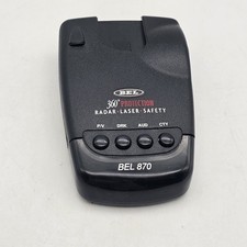 Bel-Tronics Bel 870 Radar Detector Laser Safety Working - No Power Cable