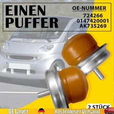 2X Anschlagpuffer Hinterachse Federung Hinten Anschlaggummi für Smart 450 Fortwo