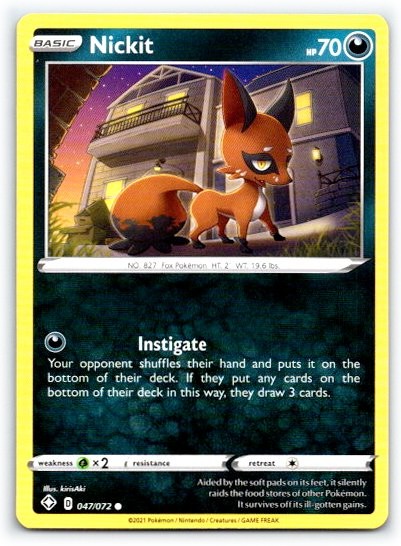 Nickit 047/072 ~ English Near Mint