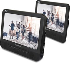 10.1" Dual Screen Portable Blu-ray(r) DVD Media Player SDVD1087, Black
