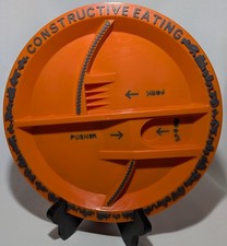 Constructive Eating Construction Zone Plate Only Orange