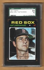 1971 Topps #530 Carl Yastrzemski, SGC-84 (PSA 7), NM, centered, vivid colors!