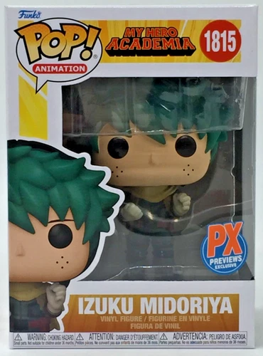 Funko Pop! My Hero Academia Izuku Midoriya #1815 Previews EX With Pop Protector