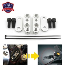 Adjustable Handlebar Risers Mount Clamps Adapter For Honda Goldwing GL1800 01-17