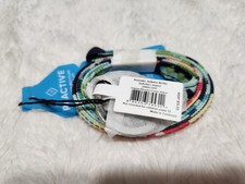NWT Vera Bradley ReActive Lanyard Happy Blooms Cross-Stitch Recycled