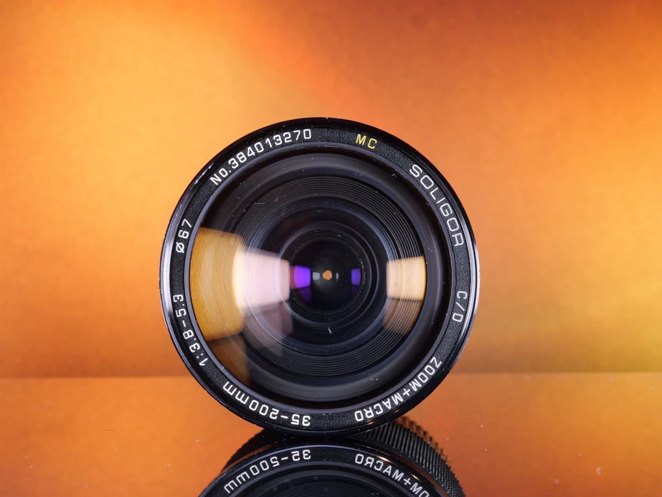 Soligor MC C/D 35-140 f/3.8-5.3 Zoom+Macro Lens w/Minolta MD Mount #384013270 - Image 2 of 4