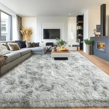 8x10 Rug for Living Room, Fuzzy Plush Large Area Rug, Fluffy Modern Shag Non ...