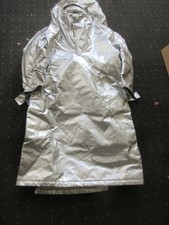 Hitze Schutz Anzug Mantel Haube Handschuhe f&uuml;r Atemschutz