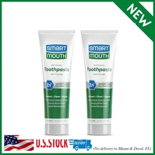 SmartMouth Premium Zinc Ion Toothpaste - Whitening - with Fluoride - Refreshing,