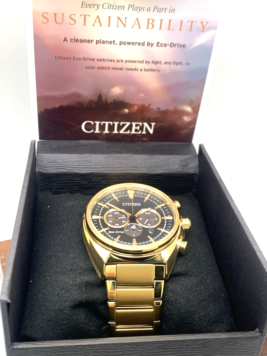 Citizen Men's Watch CA4828-82E Eco Drive Black Dial Chronograph
