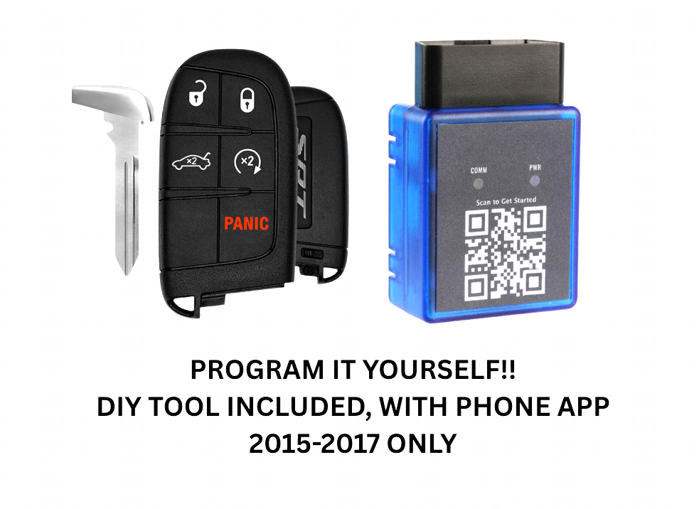 DIY FOR OEM MINT 2015-17 GRAND CHEROKEE  SMART KEY SRT LOGO 68240167AA