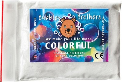Bubble Brothers Seifenblasenflüssigkeit für Riesenseifenblasen 2 x 5 Liter S