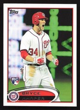 2012 Topps #661 Bryce Harper RC SCREAMING VARIATION Rookie Card. rookie card picture