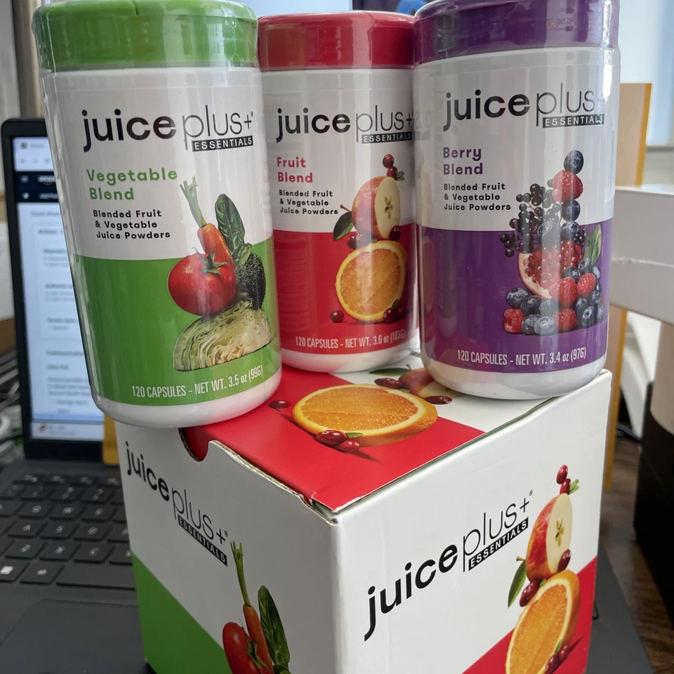 Juice Plus Trio Vegetable Berry & Fruit Blends 360 Capsules 2 Mo Supply Exp2027 - Image 3 of 4