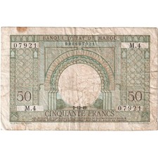 [#377414] Morocco, 50 Francs, 1949-12-02, VF(20-25)