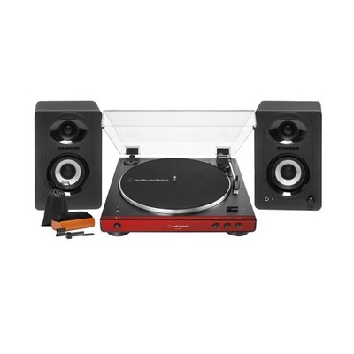 Audio Technica AT-LP60XBT Bluetooth Automatic Stereo Turntable (Red)