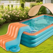 Inflatable Water Slide for Swimming Pool Playground Play Center Water Game Toy