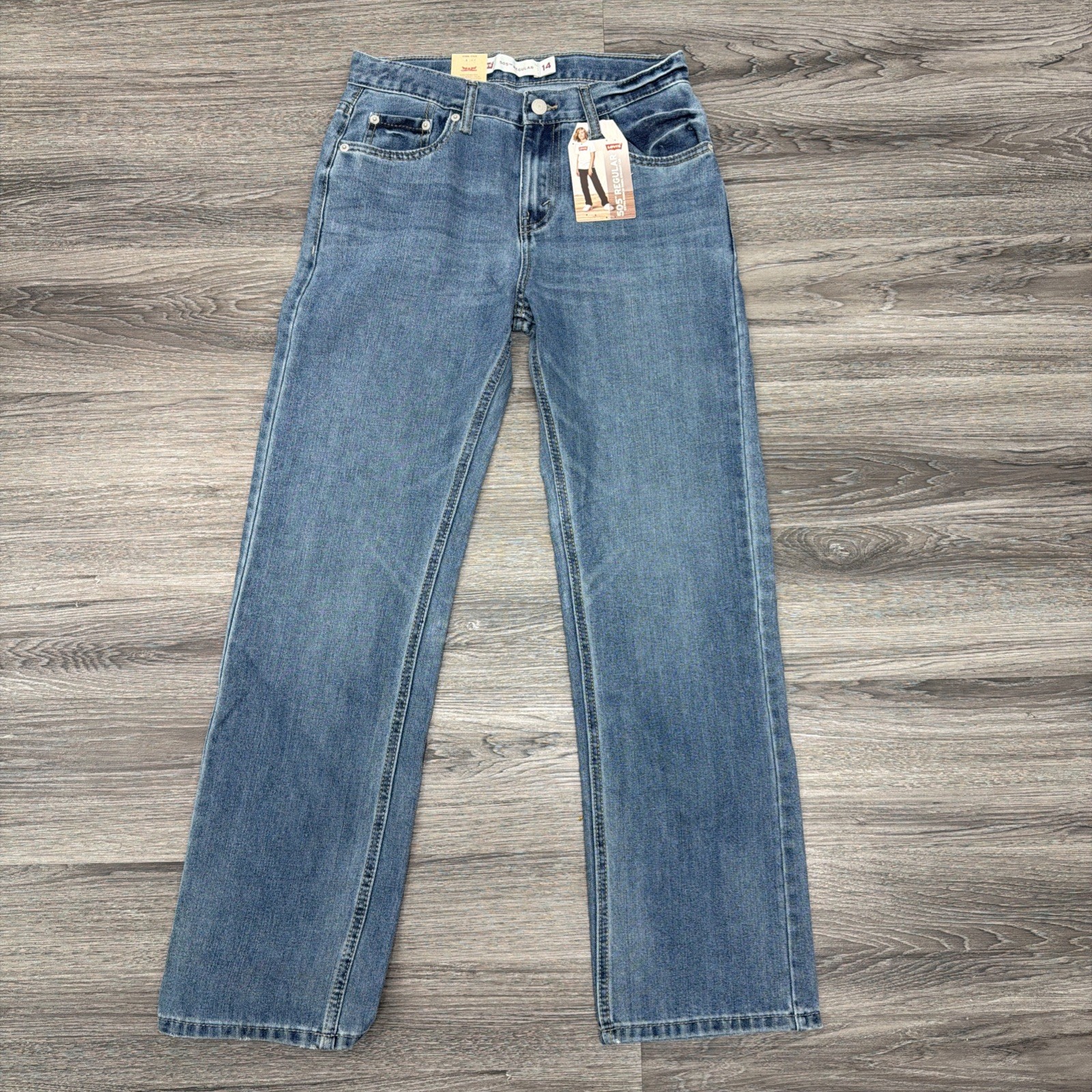 Youth Size 14 W27 L29 Blue Denim New With Tags