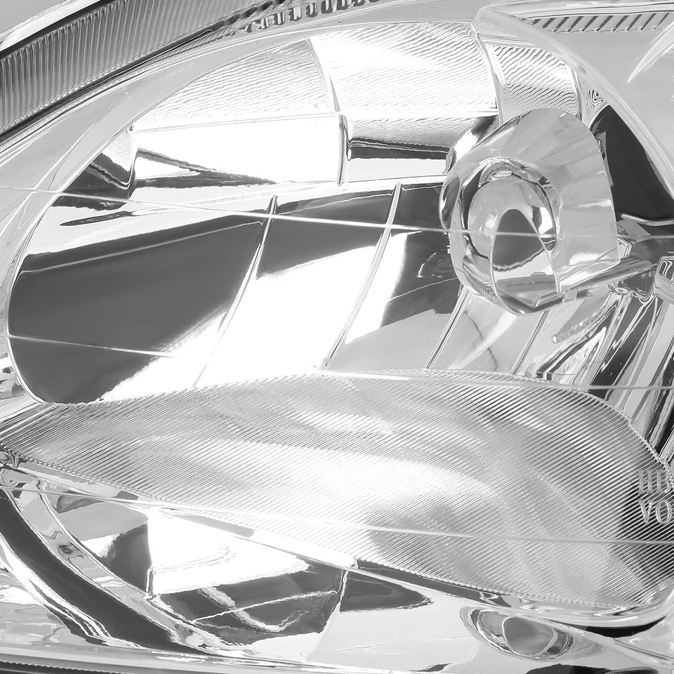 FOR 99-00 HONDA CIVIC EJ EM EK CHROME HOUSING AMBER CORNER HEADLIGHT SIGNAL LAMP - Image 3 of 4