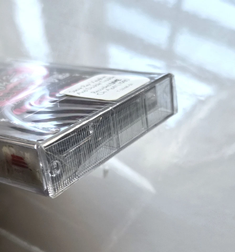 Stevie Vaughan - Double Trouble Live SEALED Cassette w/ HYPE sticker - Image 4 of 4