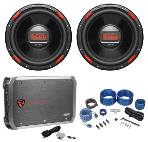 Coche con motor no cerrado Boss Subwoofers