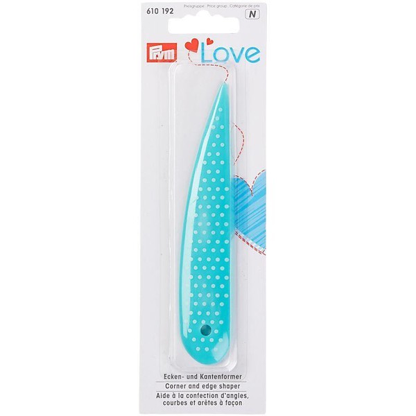 Prym Love Ecken- Und Kantenformer (TüRkis/ Weiß/ Gepunktet) NäHen, Basteln-image
