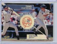 1998 Fleer Ultra Double Trouble Derek Jeter Tino Martinez Yankees #5 🚀😳💥MINT