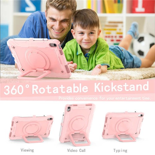 Für iPad 11/10. Gen 10,9" 2025 stoßfeste Panzerung 360° drehbarer Ständer Hülle Cover - Bild 94 von 116