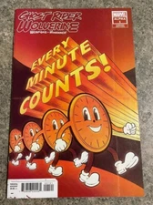 Ghost Rider and Wolverine Weapons of Vengeance Alpha #1 Miss Minutes Variant VF