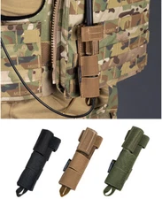 Tactical Molle Binding Retainer Elastic Loop Ribbon Fixed Holder for PTT Antenna