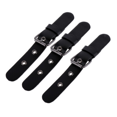 3 Sätze PU Leder Snap Toggle Closure annähen Duffle Jacket Buckle