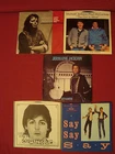PAUL McCARTNEY MICHAEL JACKSON JERMAINE JACKSON LOT OF FIVE 45s WITH SLEEVES