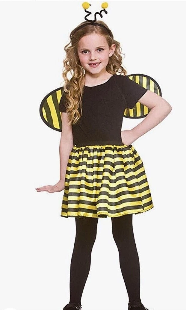 Bumblebee Bee Girls Fancy Dress Costume 8 10 years eBay