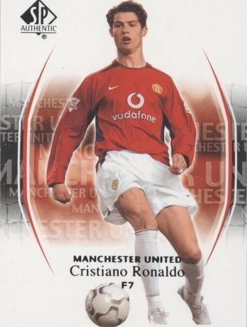 Cristiano Ronaldo】SP Authentic◆RC! №7 2004 SP Authentic Manchester United Cristiano Ronaldo #7 for sale
