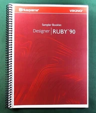 Viking Designer Ruby 90 Sampler Booklet: Full Color 122 pages & ClearCovers!