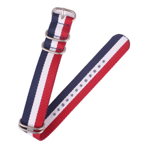 2 Stück Verdicktes Canvas Armband 18/20/22/24 mm FÜR NATO Gewebte Uhrenkette 16 mm - Bild 14 von 37
