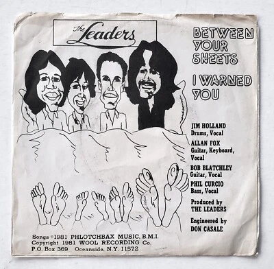 The Leaders 45 Between Your Sheets - Killer Unknown Power Pop - HEAR - Image 1 of 2