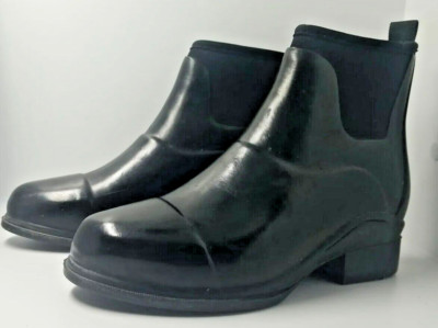 Smoky Mountain Black Neoprene Women's Waterproof Rubber Boots Size 6