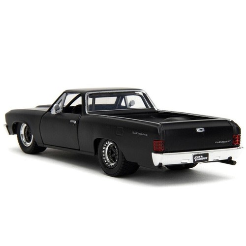 JADA FAST & FURIOUS X 1967 CHEVROLET EL CAMINO PICK UP 1/32 MATTE BLACK 34414 - Picture 2 of 5