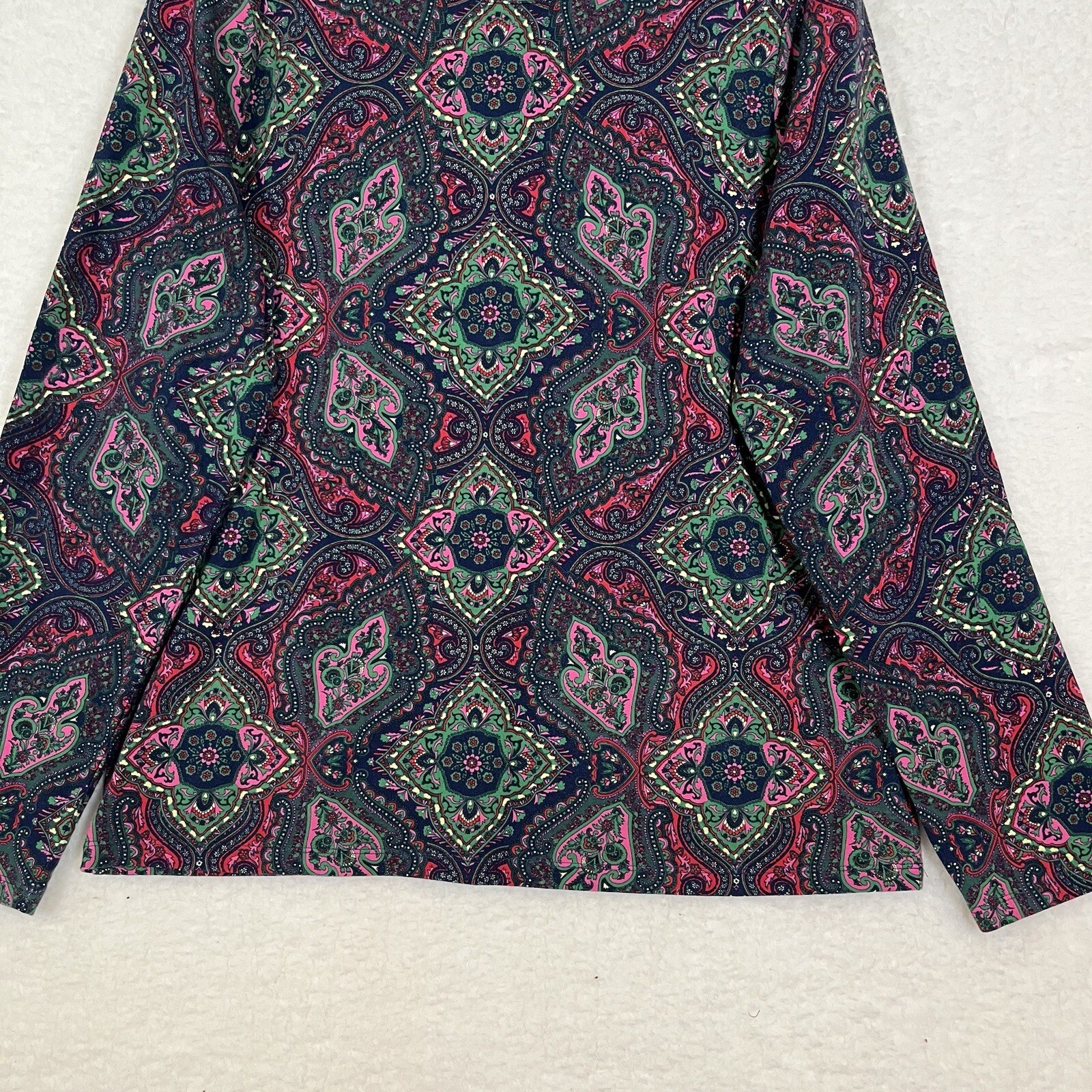 Talbots Women's Pullover Multi-colored Crew Neck … - image 5