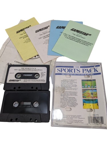 Commodore 64 128 SPORTS Paquet 3 Jeux Emballé Cassette Jeu - Photo 2 sur 4