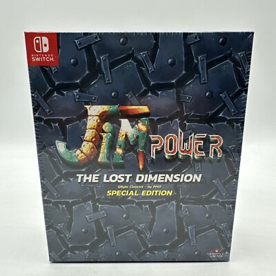 Jim Power The Lost Dimension Special Edition Nintendo Switch BRAND NEW SEALED!!!