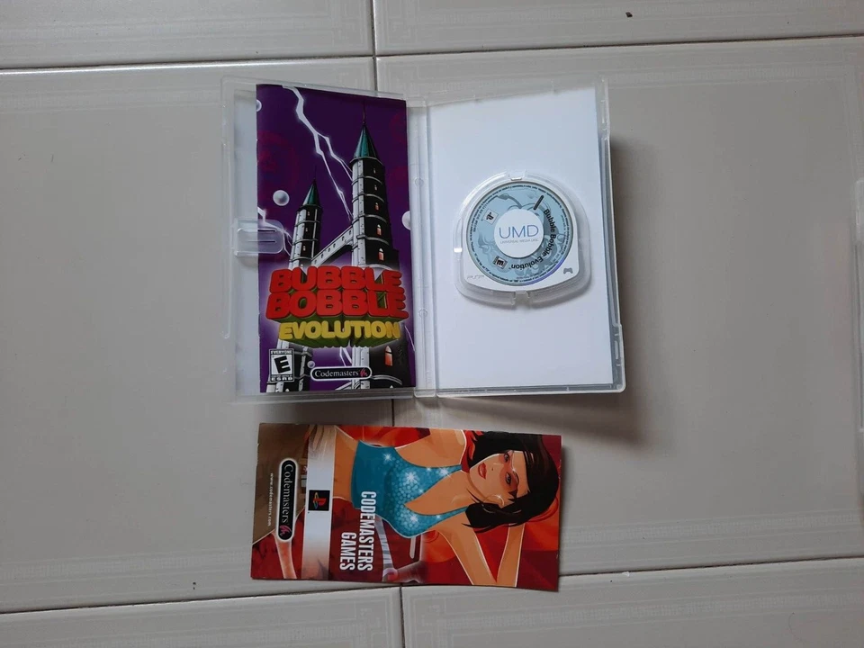 Sony PSP Bubble Bobble Evolution Used Game 2006 Complete With Manual Tested - Image 4 of 4