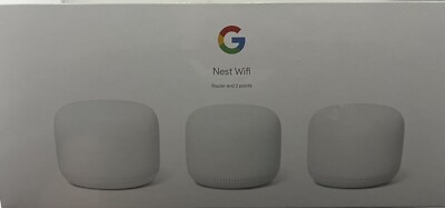  NEW Google Nest Wifi Router and 2 Points with Google Assistant *SEALED*