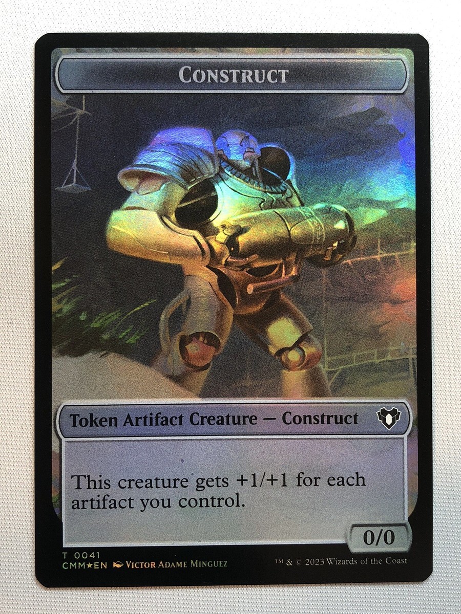 FOIL - MTG - Elemental (0024) Construct - Commander Masters