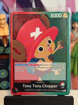 One Piece CG Tony Tony Chopper OP08-001 Two Legends Leader! | eBay