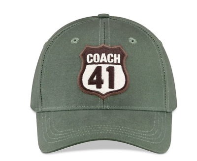 COACH オリーブグリーン キャップ Coach Fragrance Forest Green Adjustable Baseball Cap Hat for