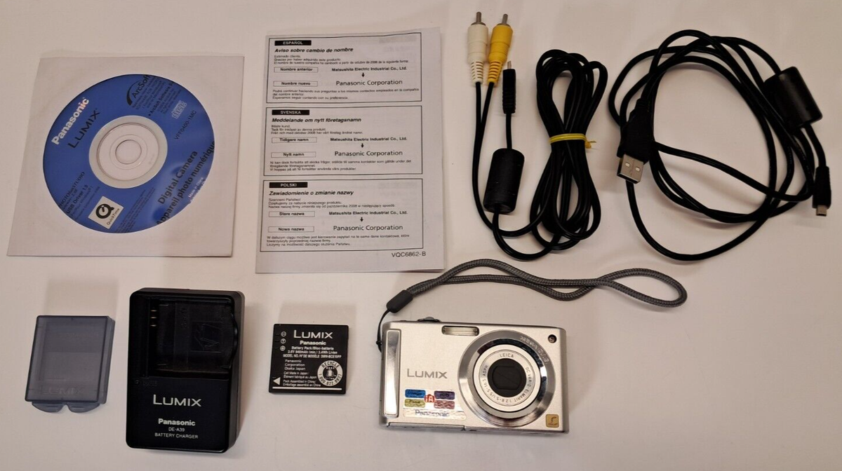 Panasonic Lumix DMC-FS3 Compact Digital Camera Fully Functional