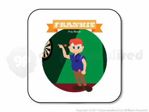 Personalised Gift Dart Player Darts Coaster Sport Novelty Custom Present For Him - Picture 33 of 36